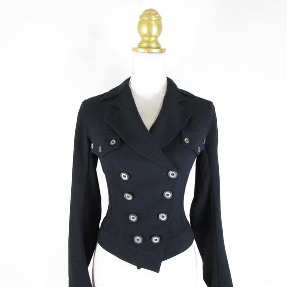 SOLDJohn Galliano Wool Double Breasted Blazer 2 - Picture 2 of 11